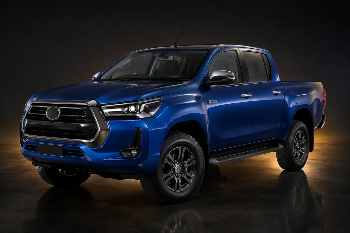 Toyota Hilux bleue